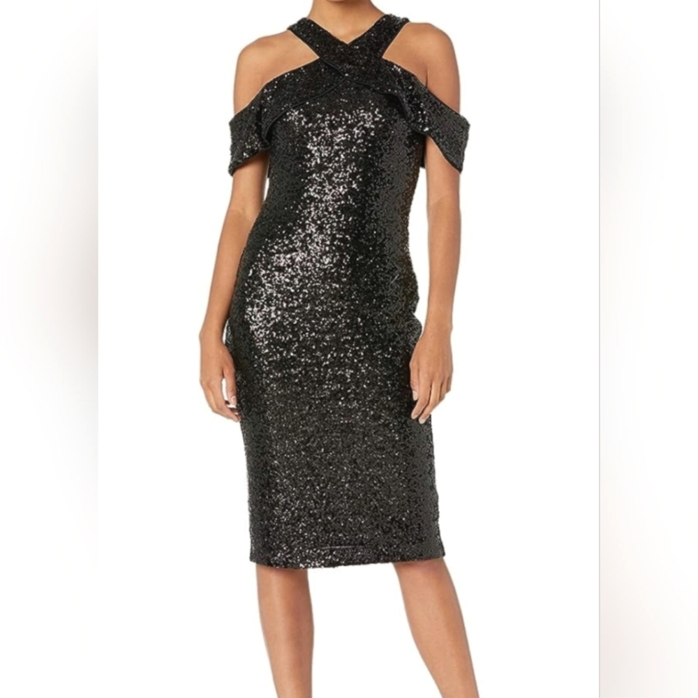 Black sequin Dress